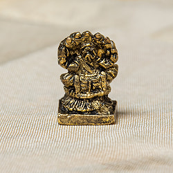 ガネーシャ五面　パンチャムキガネーシャ　坐像　Pancha mukhi Ganesh　ミニ神像 - サブ4