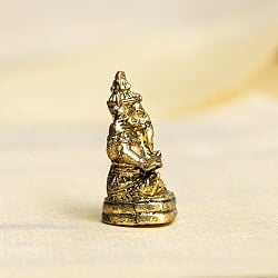 ガネーシャ　坐像　ゆったり座るガネーシャ　Ganesha　ミニ神像 - サブ3