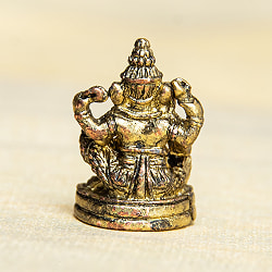 ガネーシャ　坐像　ゆったり座るガネーシャ　Ganesha　ミニ神像 - サブ4