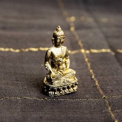 薬師如来 バイシャジヤグル 仏像 坐像 Bhaishajyaguru ミニ神像