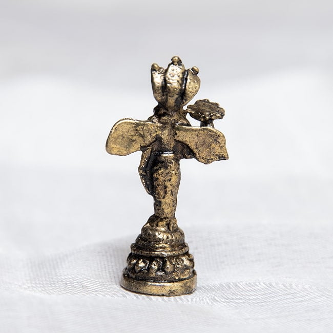 ナーガカンニャー　ヘビの女神　Nagakannya　ミニ神像 4 - 像背面の様子