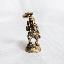 傘をさす ガネーシャ 立像 Ganesha ミニ神像