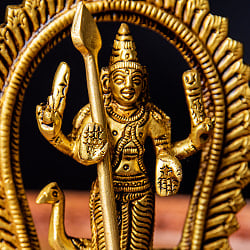 ムルガン カルティケーヤ スカンダ 軍神 Murugan / Kartik 高さ:約12cm - サブ4