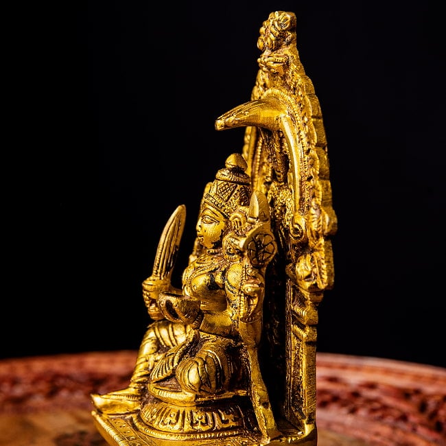 マリアンマン 疫病からの守護と農耕を司る 女神 マリアーイ シータラ Mariamman 高さ:約14.5cm 11 - 斜側面の様子