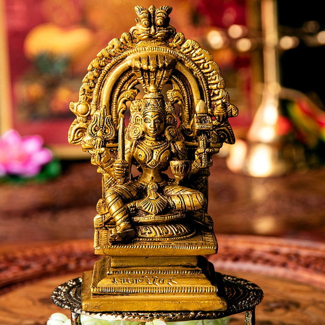 マリアンマン 疫病からの守護と農耕を司る 女神 マリアーイ シータラ Mariamman 高さ:約14.5cmの写真