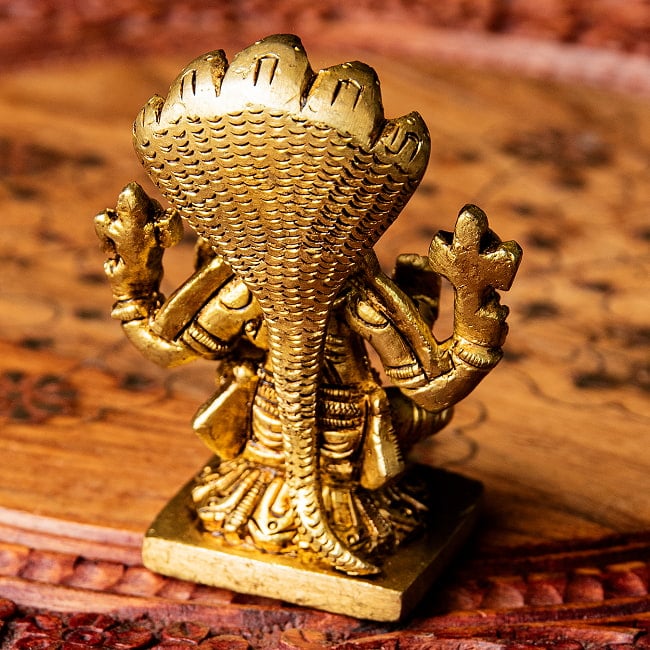 ナラシンハ・ラクシュミー　　ヴィシュヌの化身　Narashimha Lakshmi 高さ：約8.5cm 10 - 背面の様子