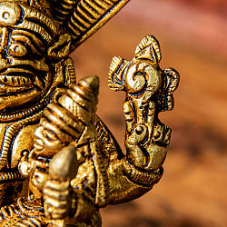 ナラシンハ・ラクシュミー ヴィシュヌの化身 Narashimha Lakshmi 高さ:約8.5cm - サブ4