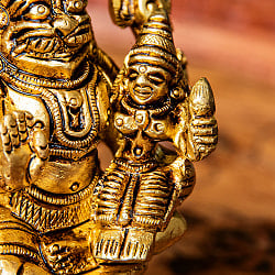 ナラシンハ・ラクシュミー　　ヴィシュヌの化身　Narashimha Lakshmi 高さ：約8.5cm - サブ5