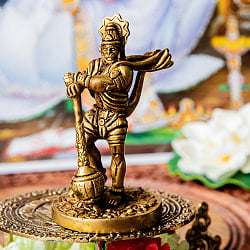 バーフバリ・ハヌマーン 金剛力のハヌマーン ハヌマン Bahubali Hanuman立像 高さ:約10.5cm - メイン