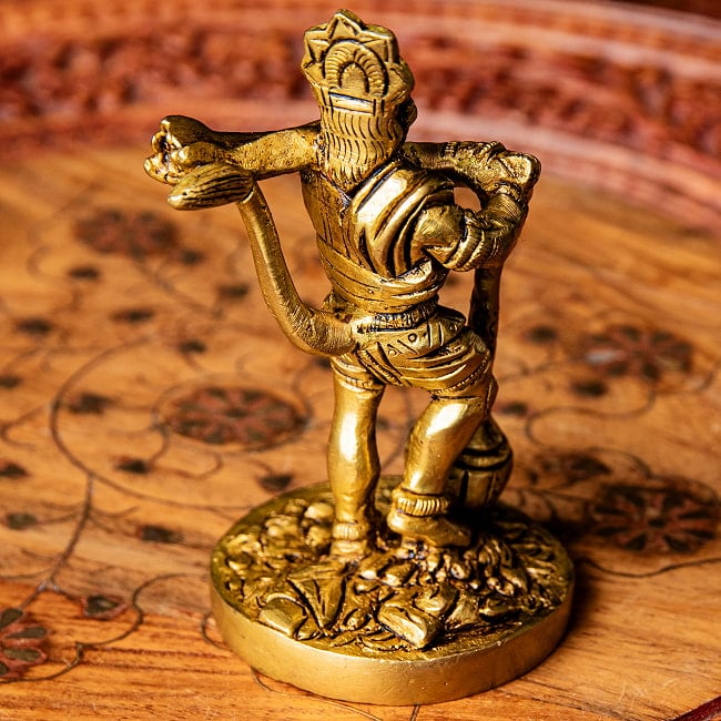 バーフバリ・ハヌマーン　金剛力のハヌマーン　ハヌマン　Bahubali Hanuman立像　高さ：約10.5cm 8 - 側面の様子