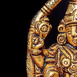 バラジ / ヴェンカテーシュヴァラ ヴィシュヌ神 立像 Balaji /Venkateshvara Vishnu ブラス製 高さ:約10.5cm - サブ4
