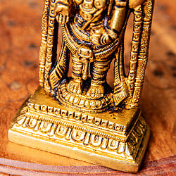 バラジ / ヴェンカテーシュヴァラ　ヴィシュヌ神　立像　Balaji /Venkateshvara  Vishnu ブラス製　高さ：約10.5cm - サブ5