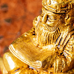 ジュレーラル インダス河の神 Jhule lal ブラス製 高さ:約8.5cm - サブ3