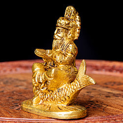 ジュレーラル　インダス河の神　Jhule lal  ブラス製　高さ：約8.5cm - サブ5