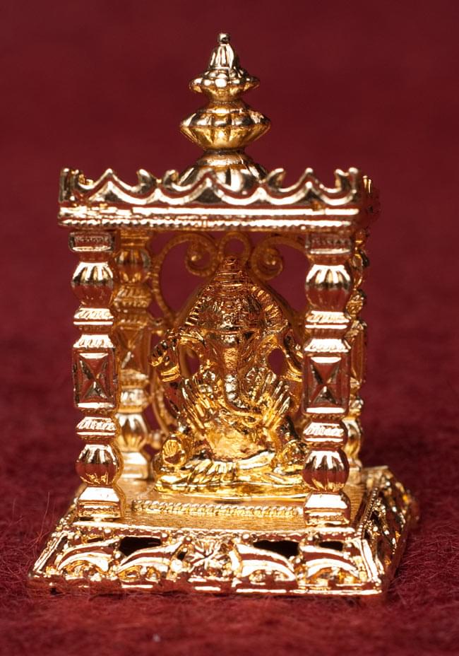 ガネーシャ像（立）　金属製　約4cm 　ー インドの小さな神さま ー ガネーシャ像（立） 金属製 約4cm ー インドの小さな神さま ー