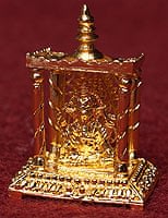 ゴールド・ミニ・ガネーシャ - 寺院タイプの商品写真