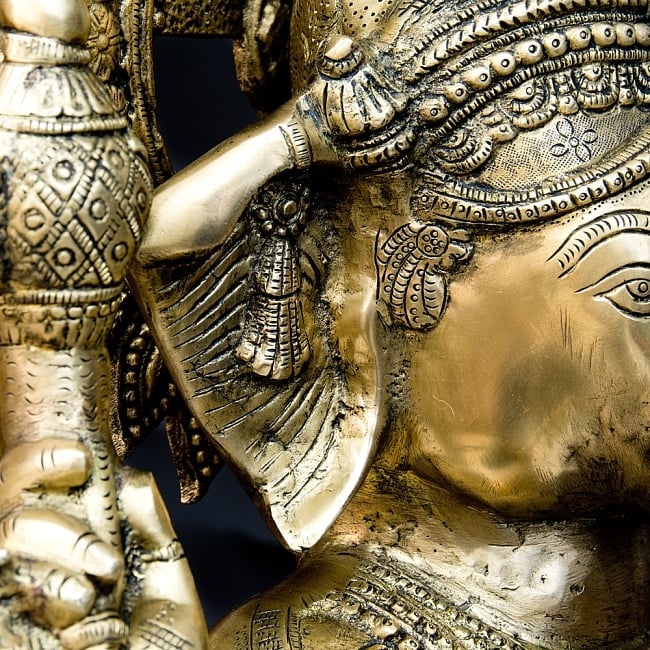 金運と幸運の神様 ガネーシャ像 [特大サイズ・約85cm] 13 - 丁寧な作りです