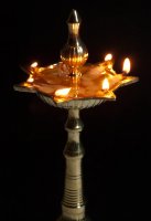 [大決算セール]5口オイルランプ【41cm】