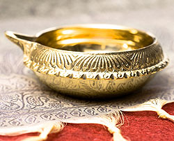 ディア・オイルランプ＆灰皿【外径8.5cm】 - サブ2