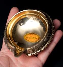 ディア・オイルランプ&灰皿【外径11cm】 - サブ5