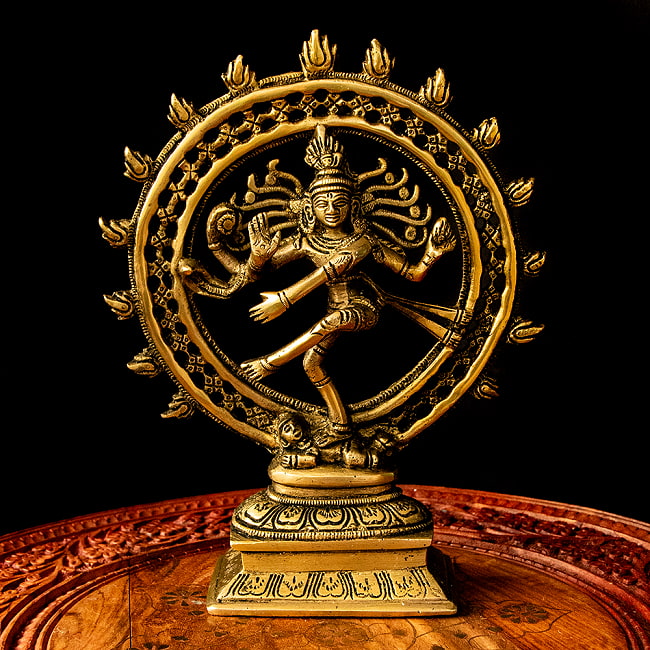 ダンシング　シヴァ【24cm】の写真1枚目です。全体写真ですシヴァ,シヴァ像,神様像,ナタラジ,ヒンドゥー教,ナタラージャ,パシュパティ