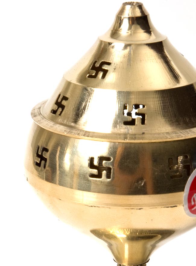 卍のランプシェード 【14cm】 4 - 台座部分の様子です。