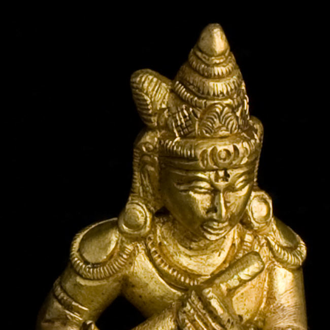 仏像 クリシュナ 神様像 クリシュナ(高さ 10.4cm) インド 置物 エスニック アジア 雑貨