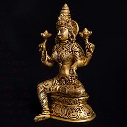 ブラス製 ラクシュミー像(高さ:約20.5cm) - サブ2