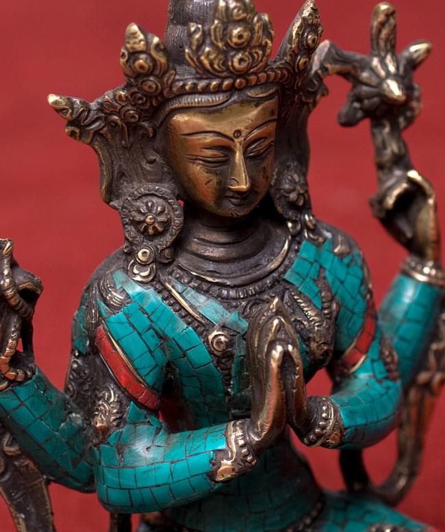 六字咒観音菩薩(シャドゥクシャリー・アヴァローキテーシュワラ) [高さ