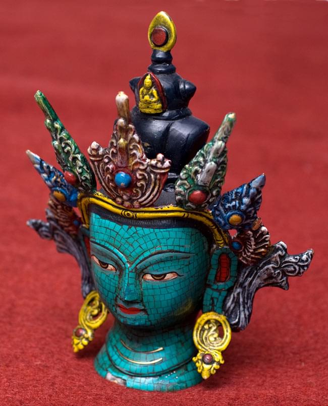 【送料無料】 ターラー菩薩 高さ：約19 / ネパール 像 神様 インド 置物 エスニック アジア 雑貨