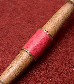 ターコイズ装飾　手持ちマニ車【長さ：23.5cm】 - サブ3