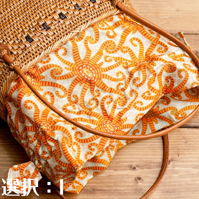  アタかご 巾着バッグ 発祥の地トゥガナン村で手作り 15 - デザイン【選択：I】
