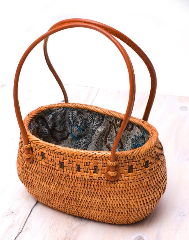 アタバッグ【 約15cm x 26cm 】 6 - バティックを完全に仕舞いこむとこのような形になります