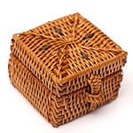 トゥガナン村のアタ スクウェア小物入れ 【5cm】