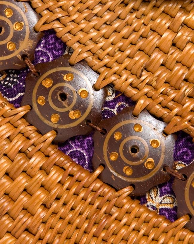 アタバッグ【約17cm x31cm 】 4 - 一目一目、丁寧に編まれています