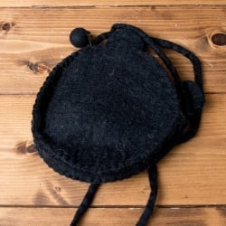 手作りフェルト　ネパールのゆるいアニマルポシェット - パンダ - サブ4