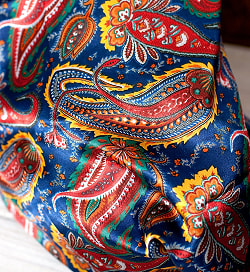 インドのサテンビッグショルダーバッグ - サブ5