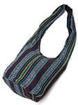 エスノ刺繍のショルダーバッグ - 青系の商品写真
