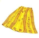 ラムナミフレアースカート（ロング丈） - 黄色の商品写真