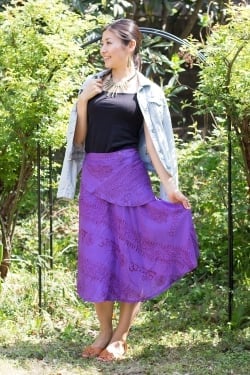 ラムナミフェアリー巻きスカート - サブ5