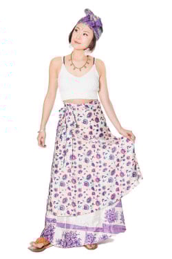 20通りの着方ができる魔法のスカート - 紫系 - サブ5