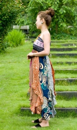 オールドサリーのフリルスカート - サブ4