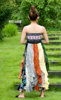 オールドサリーのフリルスカート - サブ5