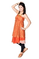 【1点もの】20通りの着方ができる魔法のスカート イエロー・オレンジ系 Aの商品写真
