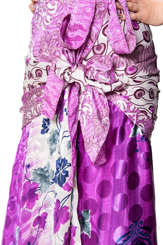 【1点もの】20通りの着方ができる魔法のスカート 紫系 2 4 - 別の箇所をみてみました。