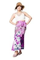 【1点もの】20通りの着方ができる魔法のスカート 紫系 2の商品写真