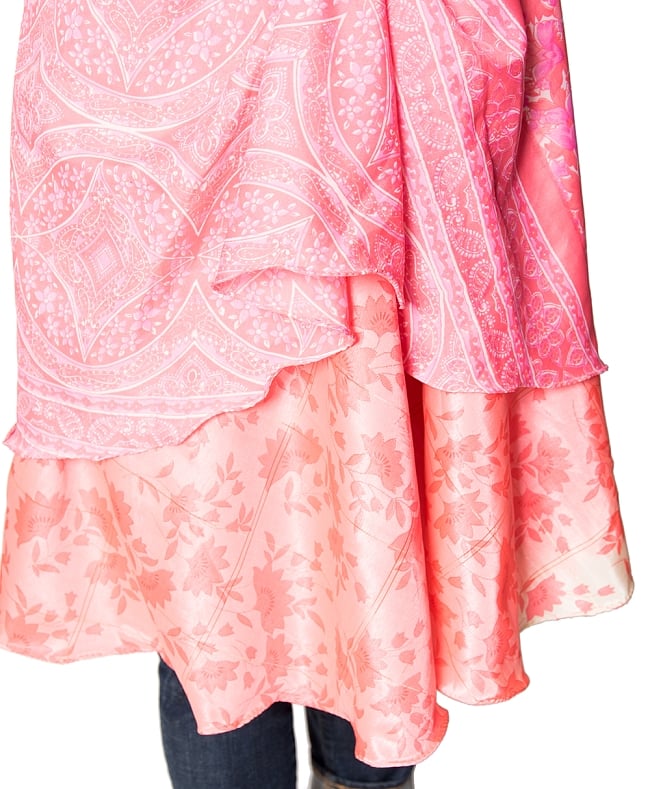 【1点もの】20通りの着方ができる魔法のスカート ピンク系 2 4 - 別の箇所をみてみました。