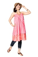 【1点もの】20通りの着方ができる魔法のスカート ピンク系 2の商品写真