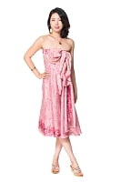 【1点もの】20通りの着方ができる魔法のスカート ピンク系 6の商品写真
