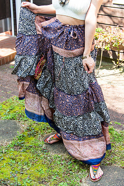 オールドサリーのティアードスカート - サブ4